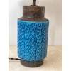 Bitossi Turquoise Ceramic Table Lamp