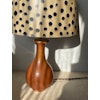 Gunnar Nylund Organic Formed, Brown Table Lamp for Rörstrand. 1950s.
