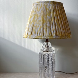 Mid-Century Crystal Table Lamp