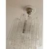 Murano Glass Chandelier Tubular Prisms. Small.