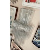 Murano Wall Sconce 'TUBULAR' clear glass