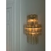 Murano Wall Lamp 'TUBULAR' in Honey