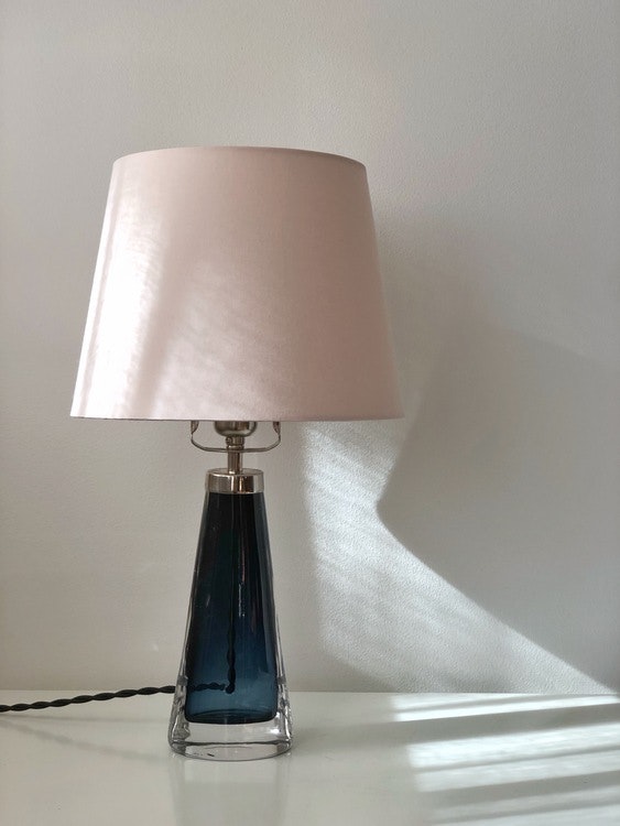 Orrefors Blue Table Lamp RD-1566 by Carl Fagerlund