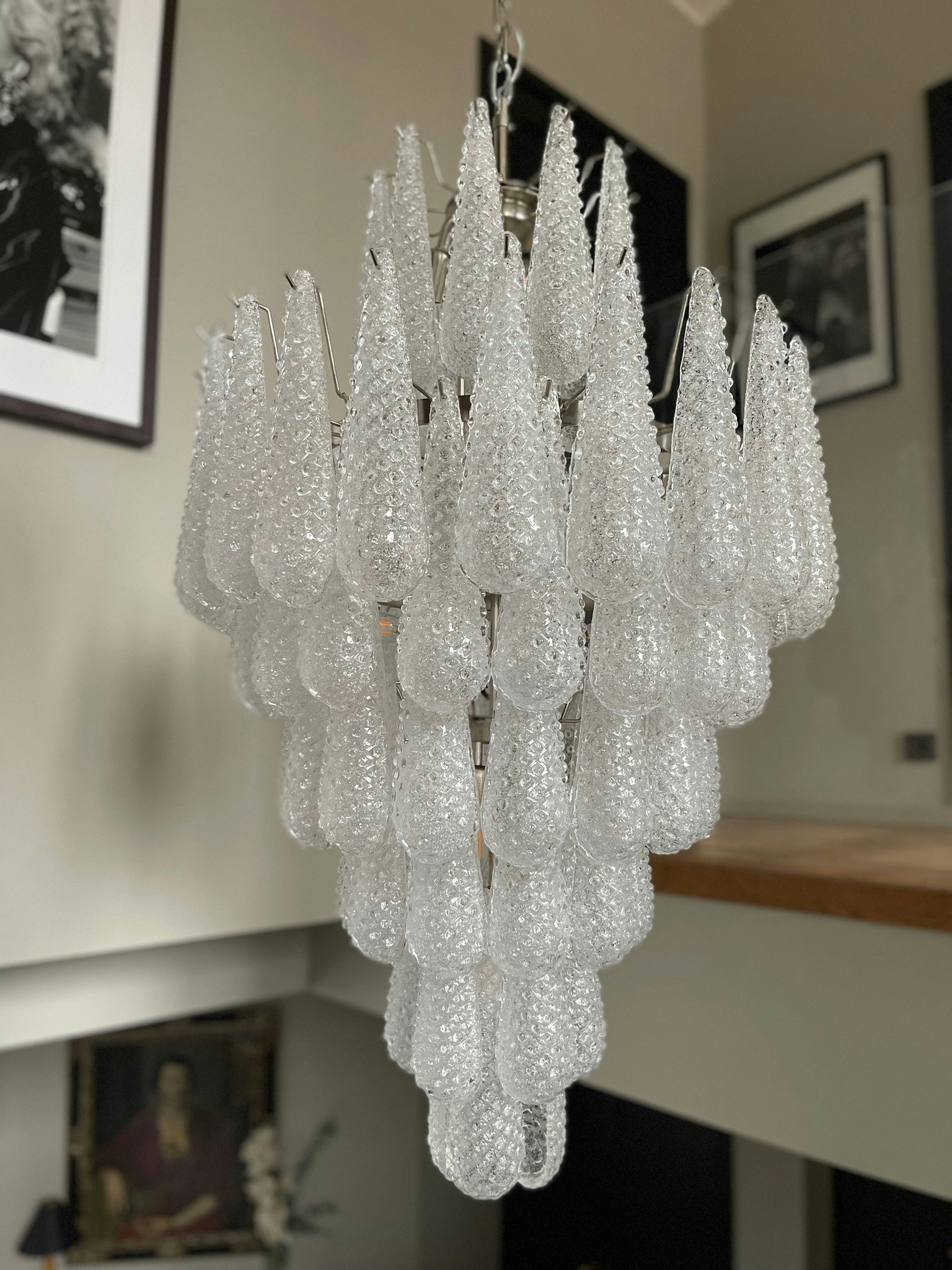 Huge Murano Chandelier Drop ’CROWN’