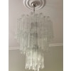 Murano Chandelier 'Tubular' in size XL.