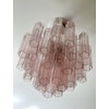 Murano Chandelier • TUBULAR • medium • pink.