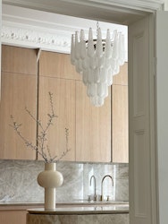 Murano Chandelier • DROP • medium size • clear