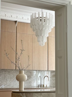 Murano Chandelier • DROP • medium size • clear