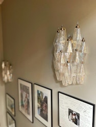 Murano Wall Lamp 'SEDICI'.