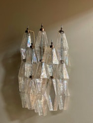 Murano Wall Lamp 'SEDICI'.