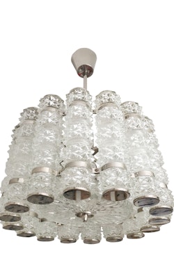 Tyringe Crystal Tubes Chandelier (J.T. Kalmar cut Style)