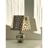 GAB Pewter Art Deco Table Lamp