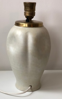 Upsala-Ekeby Stoneware Table Lamp. 1940s.