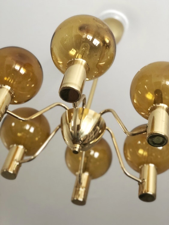 Hans-Agne Jakobsson 6-armed Chandelier T 372/6 'Patricia'