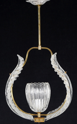 Orrefors Crystal Chandelier by Fritz Kurz