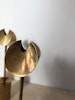 Trio Skultuna Brass Candleholders 'Iniara' design by Pierre Forssell