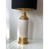 Bitossi for Bergboms Large Creme and Gold Ceramic Table Lamp