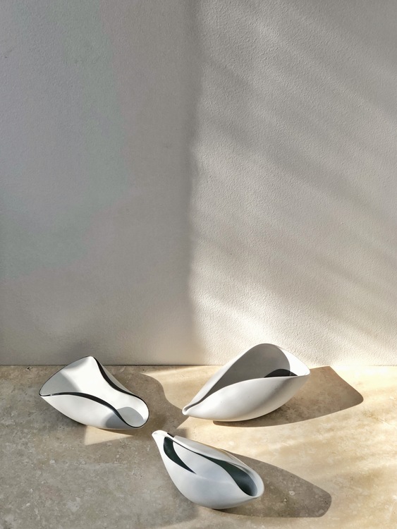 Stig Lindberg set of 'Veckla' Ceramic Vessels by Gustavsberg