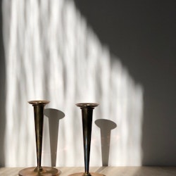 Arthur Pe KOLBÄCK set of Brass Candlesticks