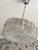 Orrefors Mid-Century Modern Crystal Pendant by Carl Fagerlund