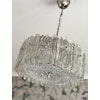 Orrefors Mid-Century Modern Crystal Pendant by Carl Fagerlund
