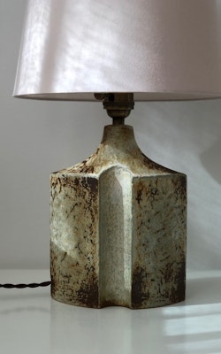 Søholm Speckled Ceramic Table Lamp model 1219 by Haico Nietzsche. 1970s.