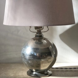 GAB Pewter Art Deco Table Lamp
