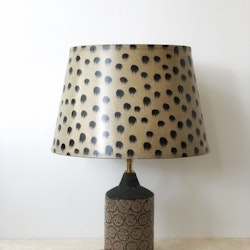 Bo Borgström Brown Stoneware Table Lamp