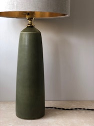 Palshus Green Stoneware Table Lamp. 1960s.