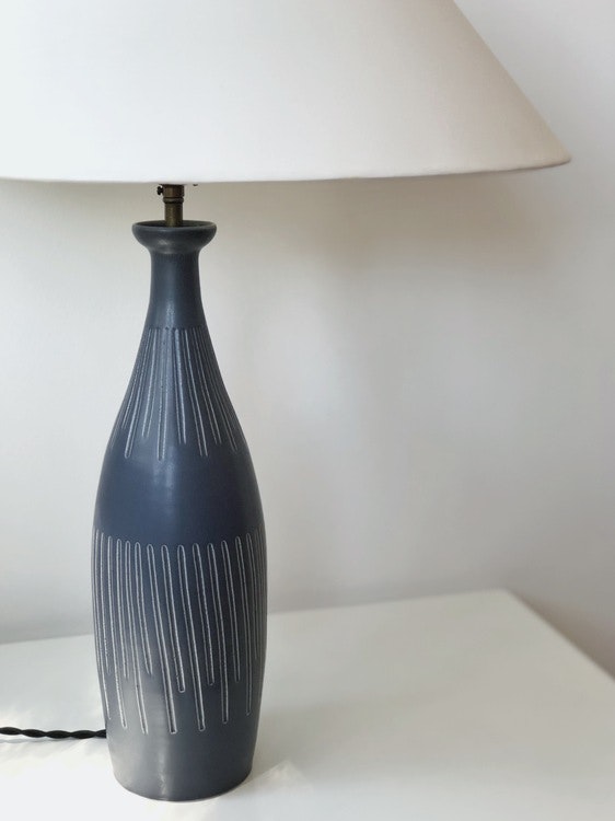 Søholm Danish Modern Large Ceramic Table Lamp. 1960s.