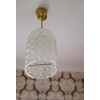 Orrefors Textured Crystal Pendant Light