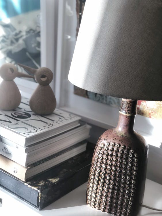 Stig Lindberg Stoneware Table Lamp for Gustavsberg Studio