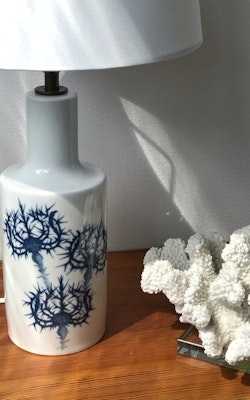 Ceramic Table Lamp by Kaj Lange for Fog & Morup / Royal Copenhagen