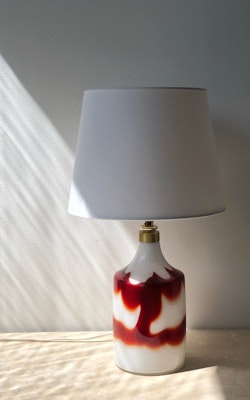 Holmegaard "Flame" Table Lamp. 1970s.