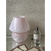 Murano Glass Pink Mushroom Table Lamp, 1970s