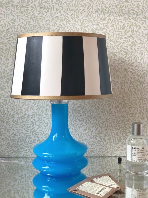 Fagerhult Turqoise Glass Table Lamp by Gert Nyström