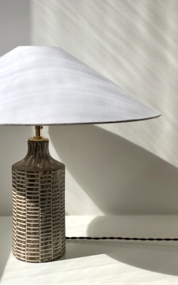 Upsala-Ekeby Table Lamp "Senegal" by Mari Simmulson. 1950s.