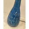 Bitossi Large Blue Ceramic Table Lamp