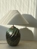 Upsala-Ekeby Art Deco Green Table Lamp by Anna-Lisa Thomson. 1930s.