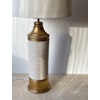 Bitossi for Bergboms Large Creme and Gold Ceramic Table Lamp