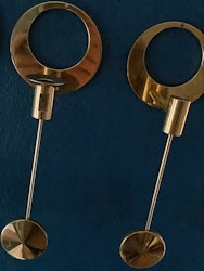 Set of two Wall-Fixed Candlestick by Kolbäck, Sweden.