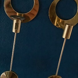 Set of two Wall-Fixed Candlestick by Kolbäck, Sweden.