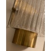 Pair of Orrefors Wall Sconce in Textured Glass. 1960s.