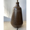 Yngve Blixt Brown Ceramic Table Lamp. 1965.