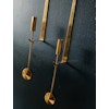 Skultuna Brass Wall Sticks, set of 2 "Pendel" by Pierre Forssell.