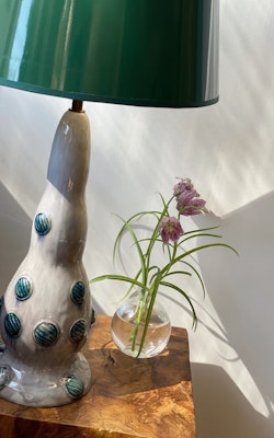 Louise Adelborg Table Lamp for Rörstrand. 1950s.