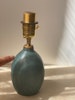Vintage Turquoise Small Table Lamp. 1960s.