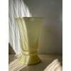 Pastel Yellow Murano Bell Formed Table Lamp. 1970s.