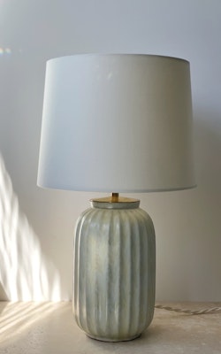 Upsala-Ekeby Art Deco Ceramic Table Lamp. 1940s.