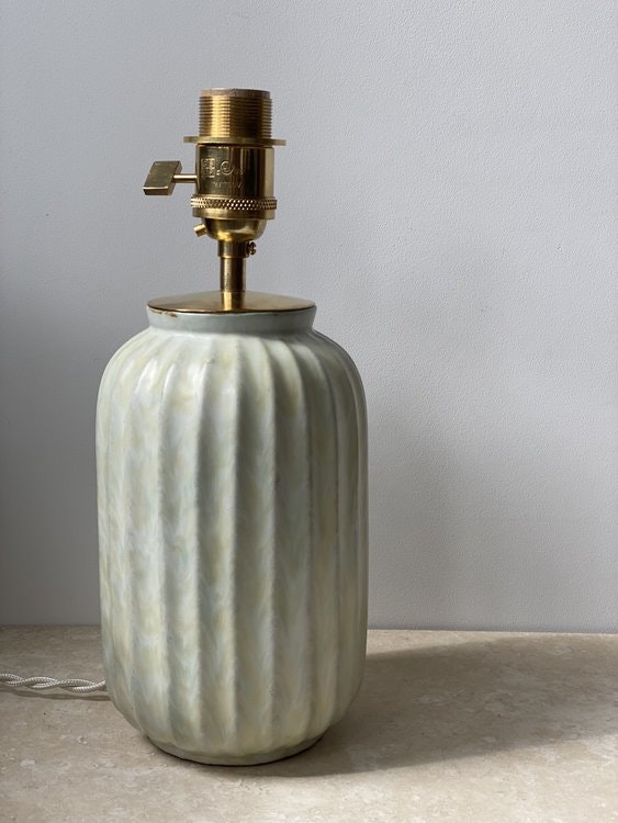 Upsala-Ekeby Art Deco Ceramic Table Lamp. 1940s.